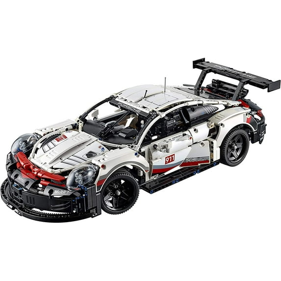 Lego Mechanical Group Porsche 911 RSR Racing Car Model Building Block Assembly (composed of 1580 pieces)