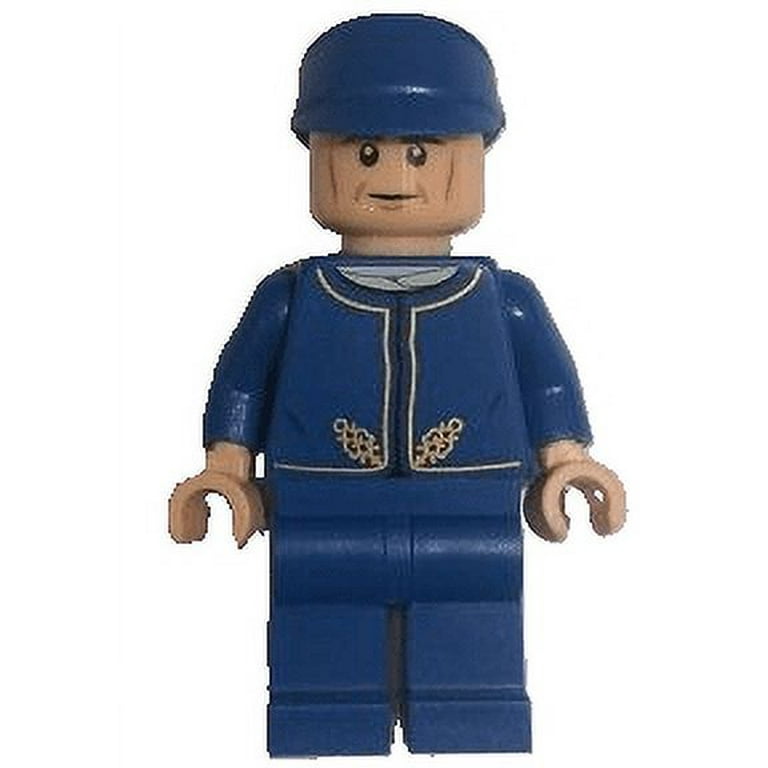 Lego Minifigure New Bespin Guard Light Nougat Head Detailed Gold Trim Walmart