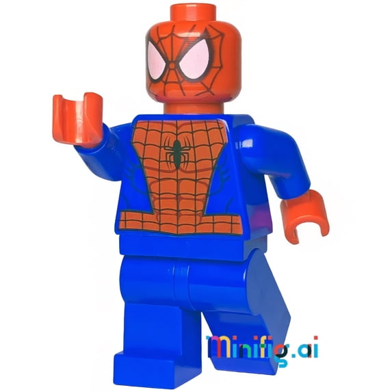 Lego Minifigure New Spider-Man - Black Web Pattern