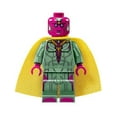 thumbnail image 1 of Lego Minifigure New Vision - Sand Green, Yellow Spot on Forehead, 1 of 1