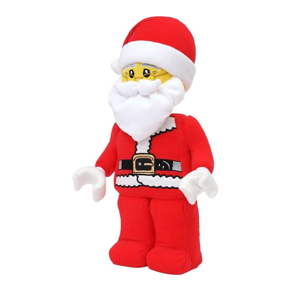 Lego Minifigure Santa Claus 16" Plush Character - Soft Holiday Collectible Toy, Red White Christmas Minifig Plush, Kids & Adult Gift