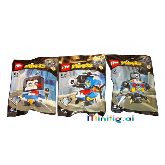 LEGO Mixels Series 9 Newzers Screeno, Camsta & Myke 3 Pack