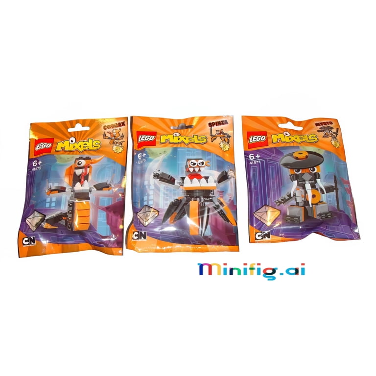 LEGO Mixels Action Figures Cobrax, Spinza & Mysto Series 9 Nindjas
