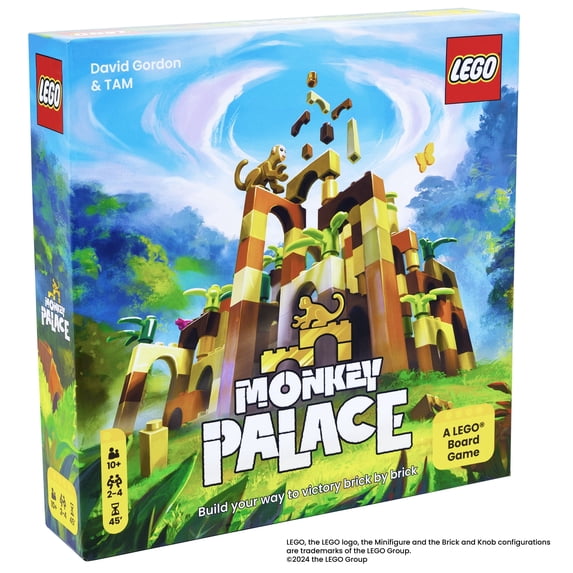 LEGO Monkey Palace Family Board Game for Ages 10 and up, from Asmodee
