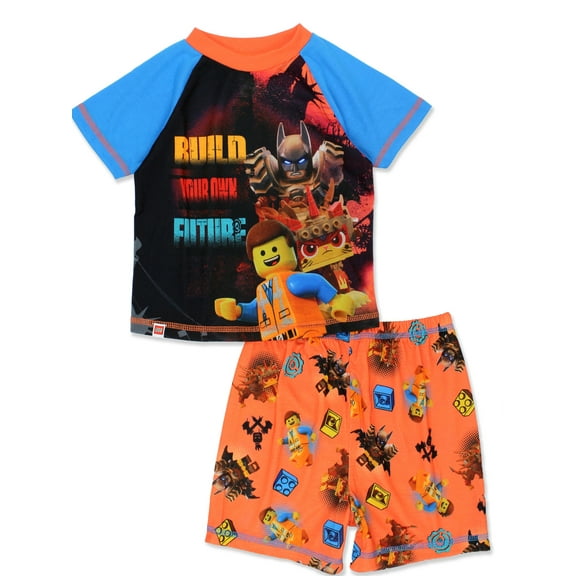 Lego Movie 2 The Second Part Boy's 2 piece Tee Shorts Pajamas Set S19BT107MV