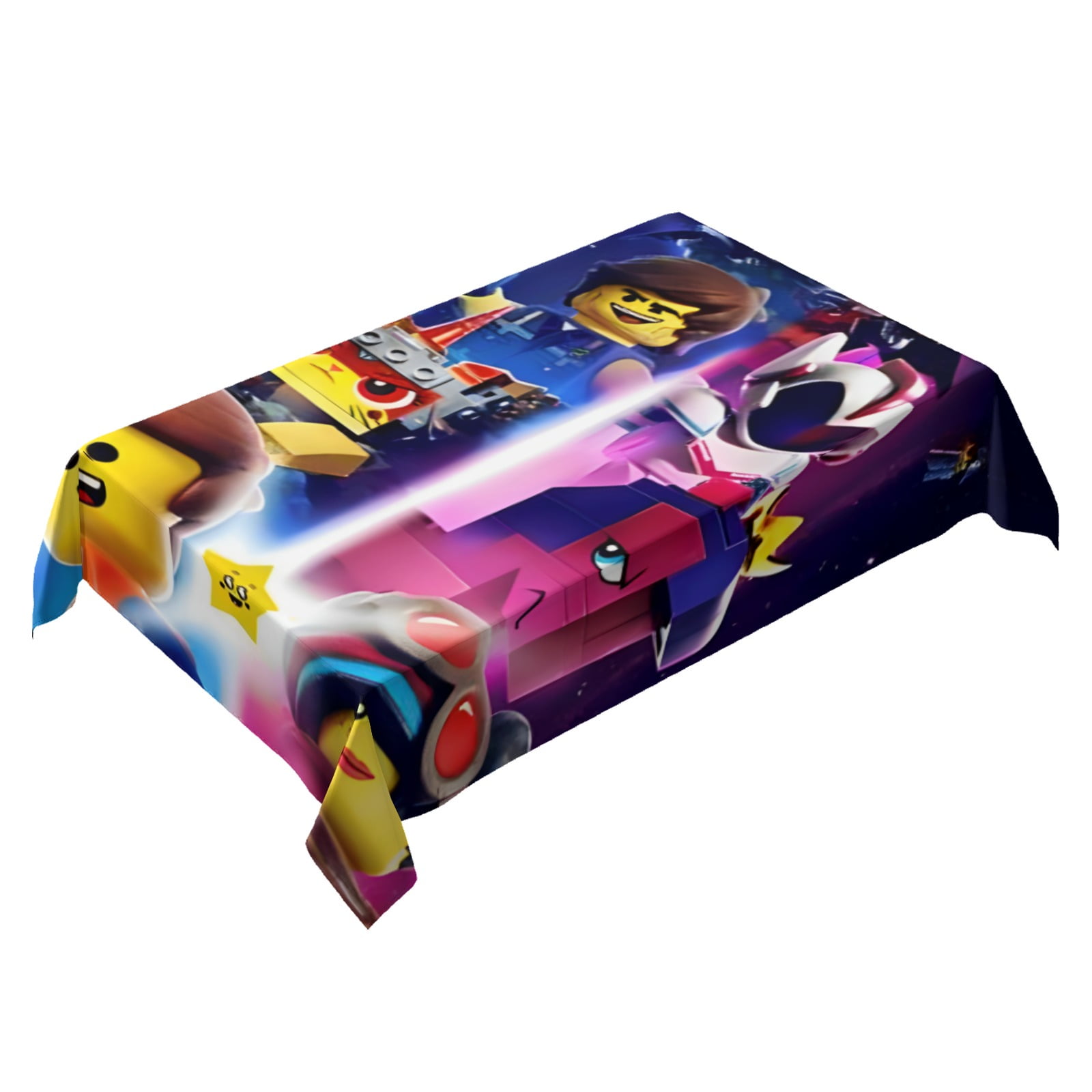The Lego Movie square tablecloth has an iconic print, fits most tables ...