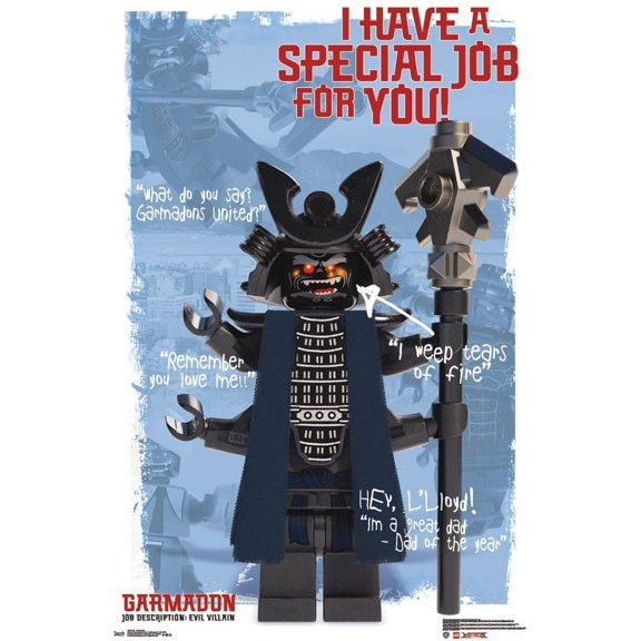 Lego Ninjago - Garmadon Laminated Poster Print (22 x 34)