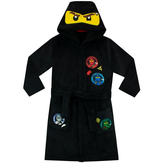 Lego Ninjago Kids Long Sleeve Fleece BathRobe Sizes 5-14