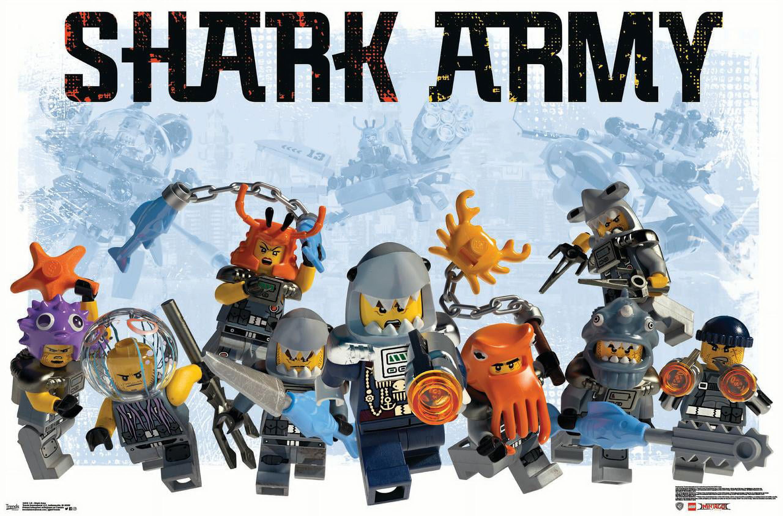 Lego ninjago shark army on sale