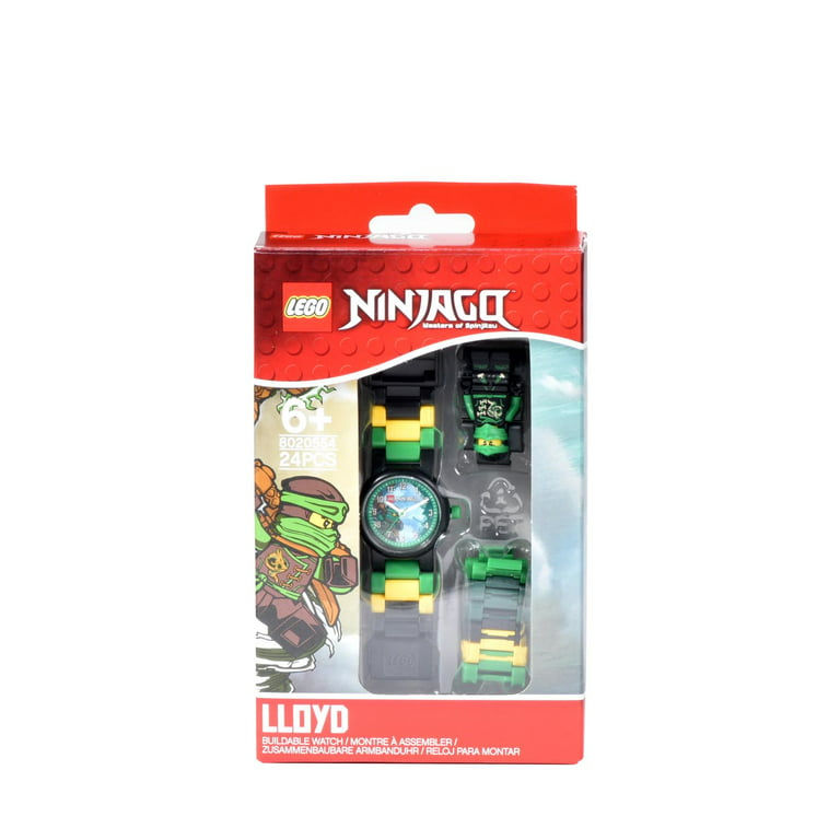 Stol uærlig Og Lego Ninjago Sky Pirates Lloyd Minifigure Link Buildable Watch Multi OS -  Walmart.com