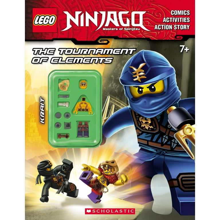 pølse efterfølger Held og lykke Lego Ninjago: The Tournament of Elements (Lego Ninjago: Activity Book with  Minifigure) (Paperback) - Walmart.com
