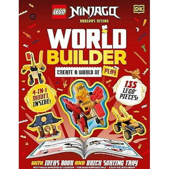 LEGO Ninjago World Builder : Create a World of Play with 4-in-1 Model and 150+ Build Ideas! (Hardcover)
