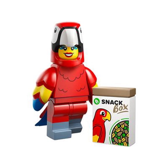 Lego Parrot Costume - Mini Figures Series 28 Animals, Single Mini Figure (Lego 71051)