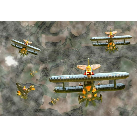 Lego Squadron - CANVAS OR FINE PRINT WALL ART