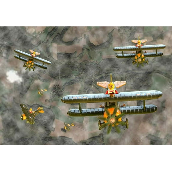 Lego Squadron - CANVAS OR FINE PRINT WALL ART