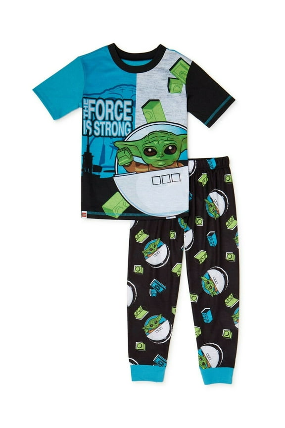 Star Wars Baby Yoda 2 PC Short Sleeve Pajama Set Boy Size 8