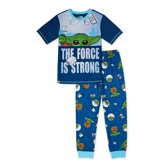 Lego Star Wars Baby Yoda 2 PC Short Sleeve Pajama Set Boy Size 8