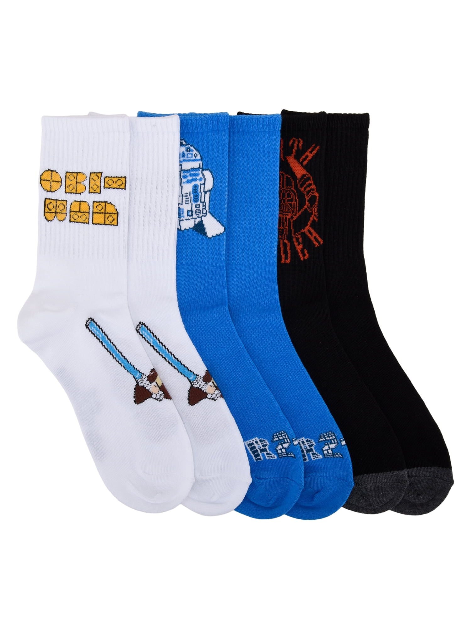 Lego Star Wars Crew Socks Boys 3-Pack Size Large