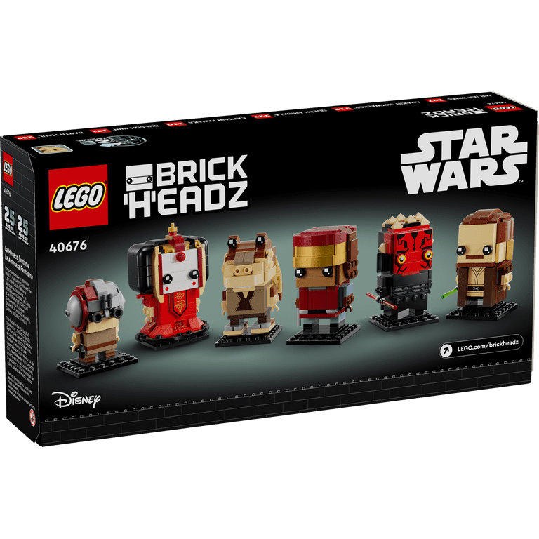 Lego Star Wars BrickHeadz (40676) Accessories and Detailed
