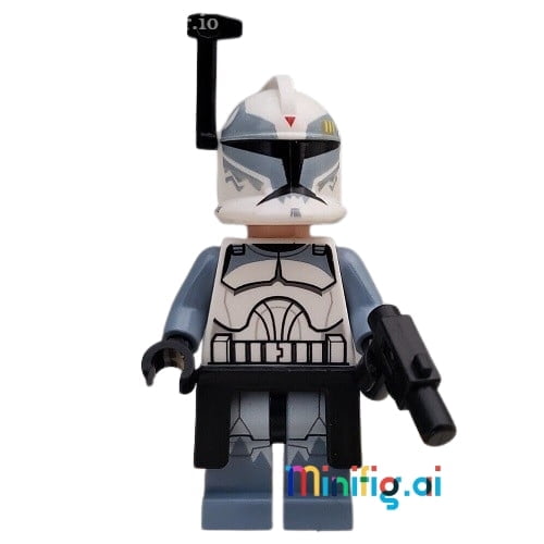 Lego Star Wars Commander Wolffe Minifigure with Dual Pistols from Set 7964