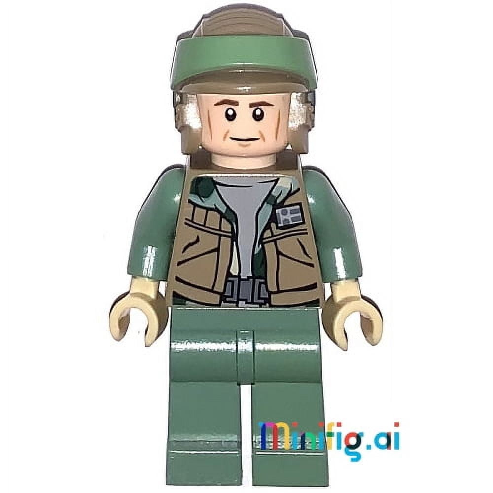 Lego Star Wars Endor Rebel Commando - Dark Tan Vest Minifigure