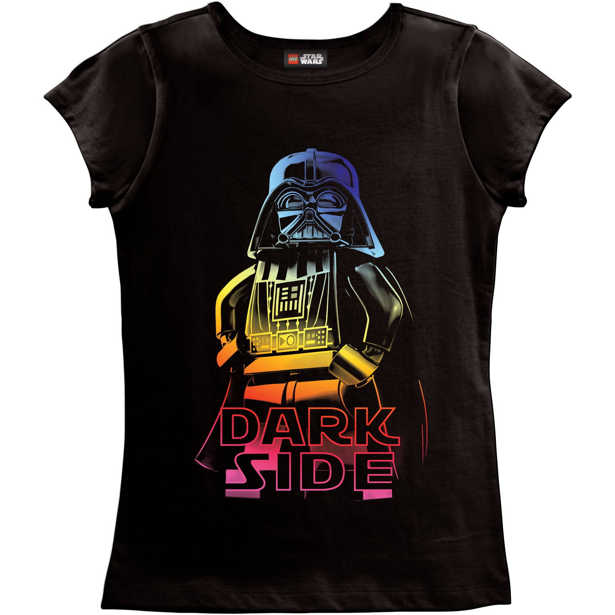 eksplosion Når som helst sommerfugl Lego Star Wars Girls' Neon Darth Vader Dark Side T-Shirt (14/16) -  Walmart.com