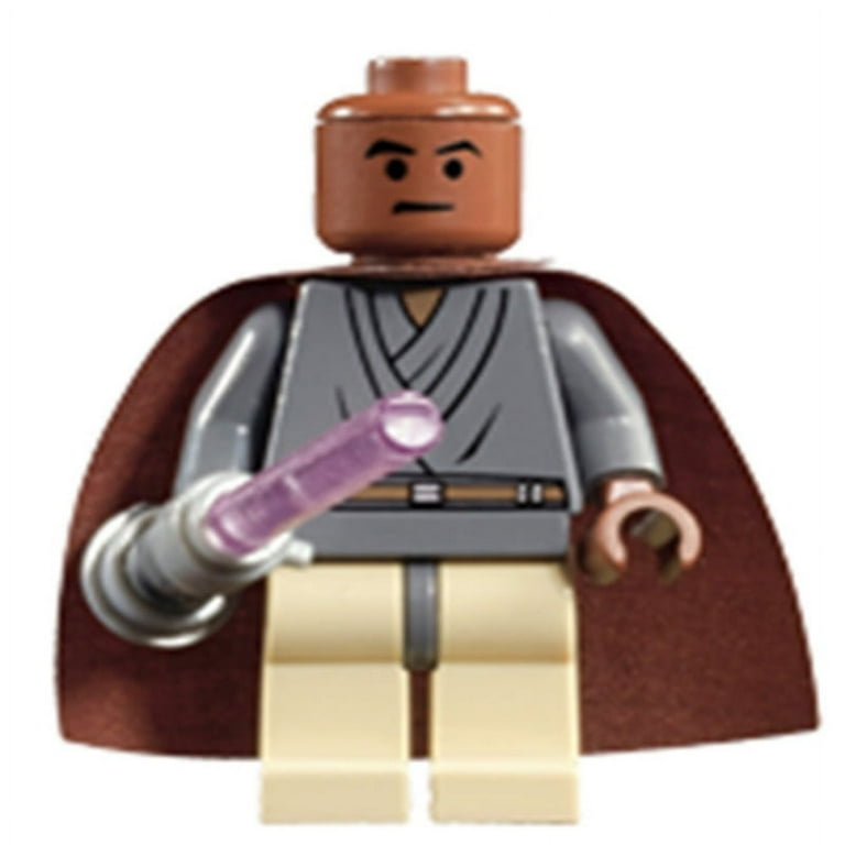 Lego Star Wars Mace Windu Light Up Lightsaber Minifigure