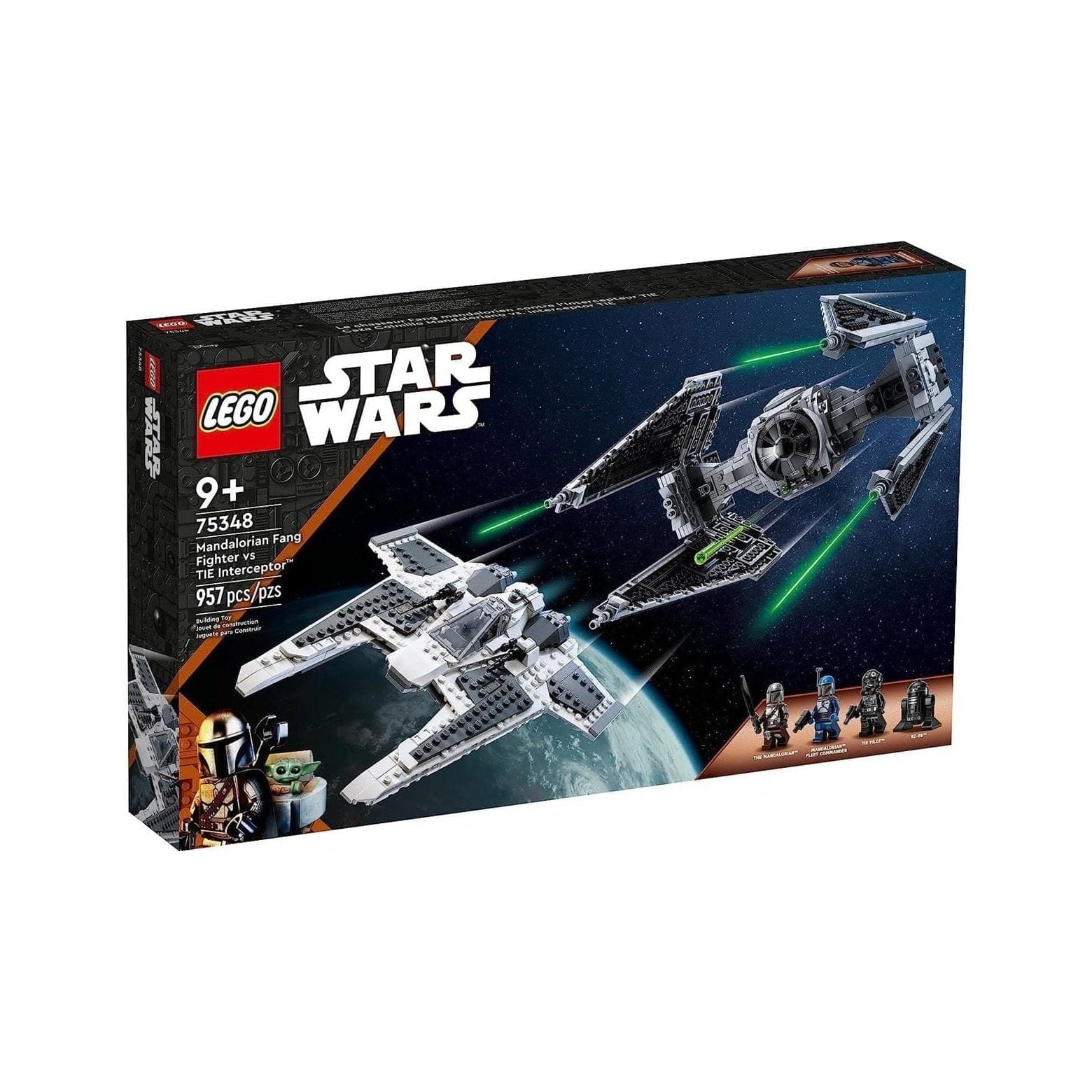 Lego Star Wars Mandalorian Fang Fighter TIE Interceptor 75348
