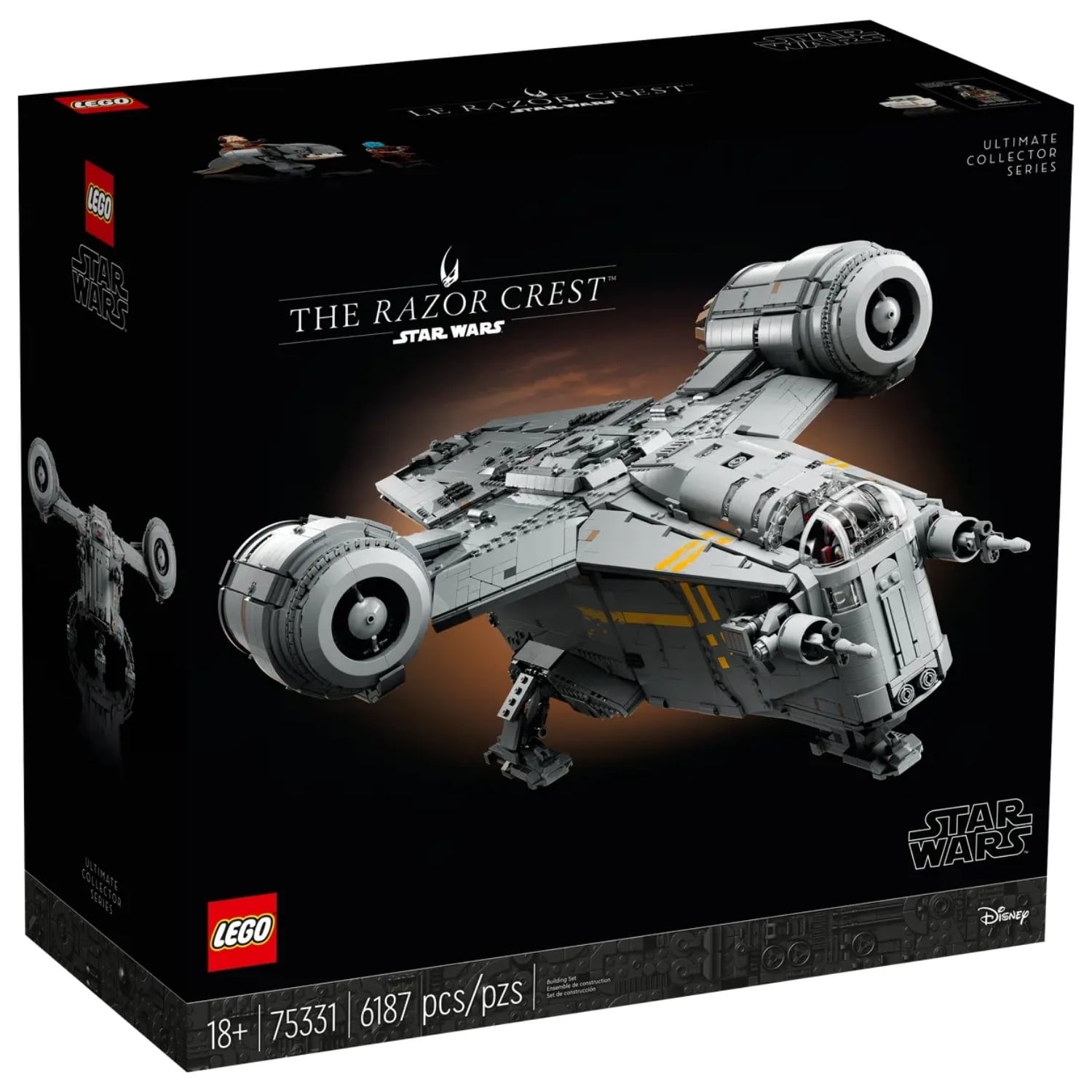 こうぴ Lego Star Wars The Razor Crest - Walmart.com