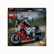Lego Technic Motorcycle 42132 Model Building Kit; Give Kids a Treat with This Motorcycle Model; 2-in-1 Toy for Kids Aged 7+ 163 Pieces