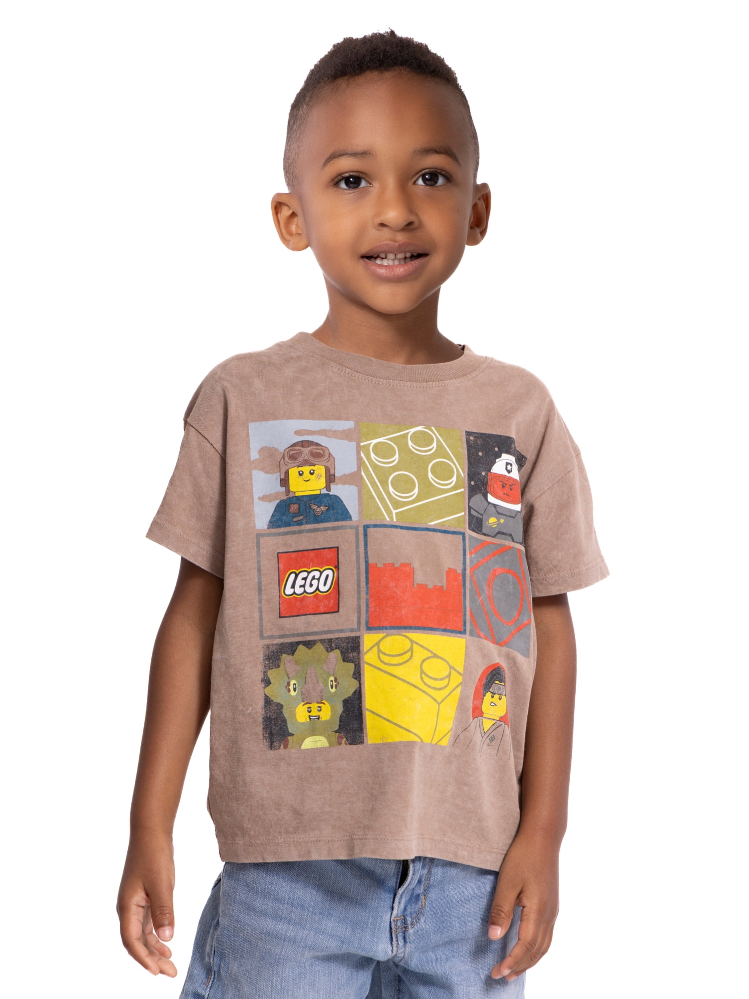 LEGO® Toddler Short Sleeve Graphic Crewneck Tee, Sizes 12M-5T