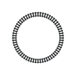 Lego Train 16 Pieces of RC Curved Track Circle