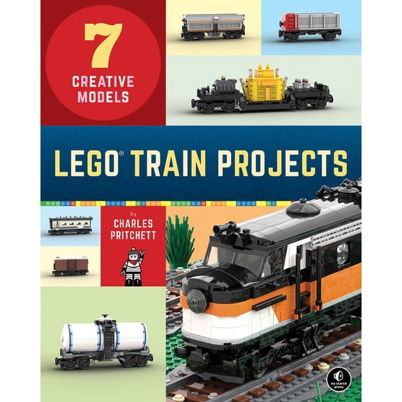 Lego Train Projects: 7 Creative Models, (Paperback)