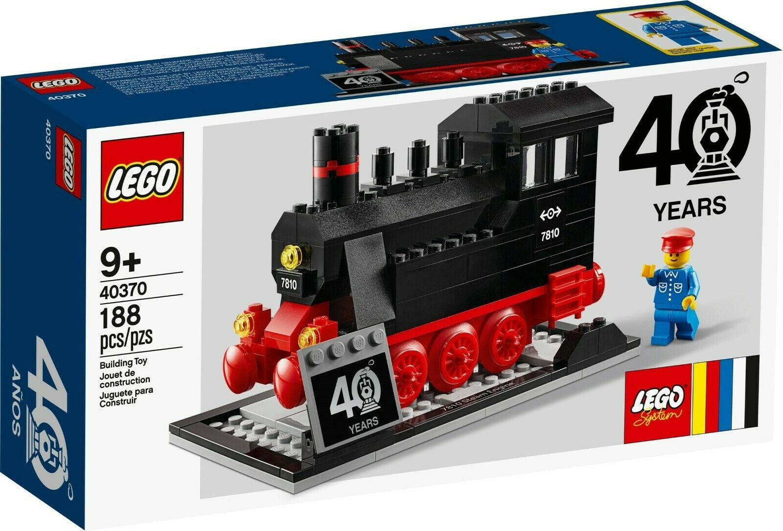 Lego Trains 40th Anniversary 40370 New with Box Walmart