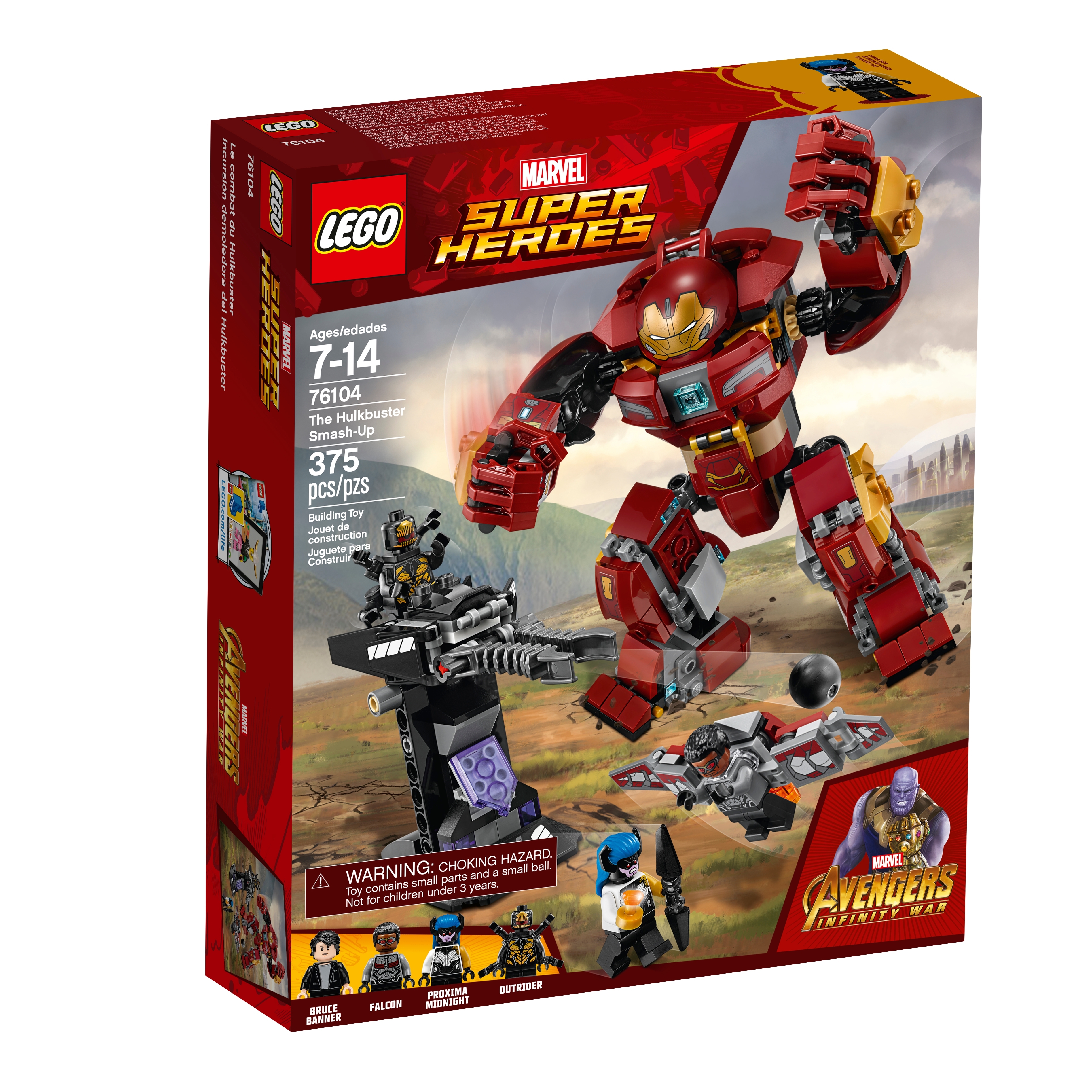 Lego marvel super heroes avengers the hulkbuster smash-up 76104 - image 1 of 2