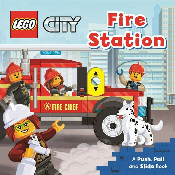 Macmillan Children's Books: LEGO City. Fire Station: a Push, Pull and Slide Book (Board Book)