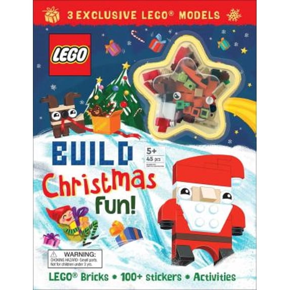 Pre-Owned Lego Iconic: Build Christmas Fun! [With 100+ Stickers and ...
