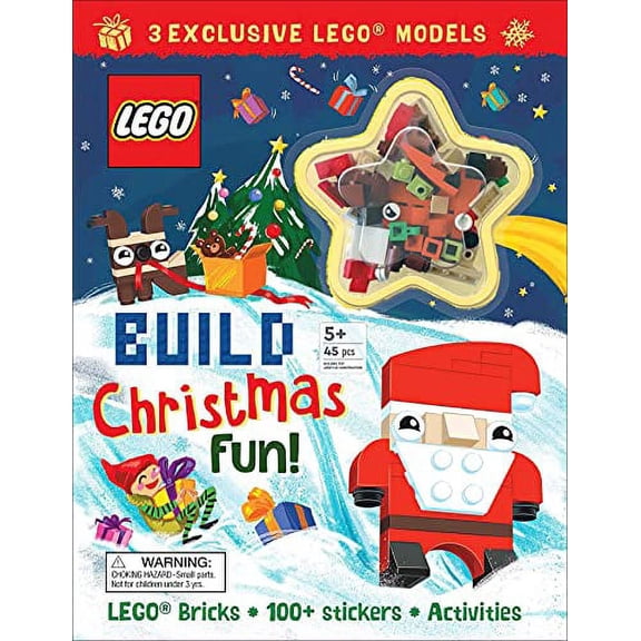 Pre-Owned Lego Iconic: Build Christmas Fun! [With 100+ Stickers and Minifigure] (Paperback) 079444816X 9780794448165