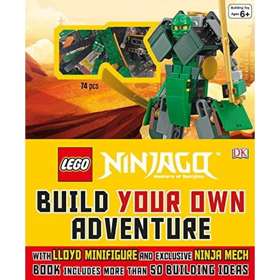 Pre-Owned Lego(r) Ninjago: Build Your Own Adventure: With Lloyd Minifigure and Exclusive Ninja Merch, Book Includes More Than 50 Buil (Hardcover) 1465435905 9781465435903