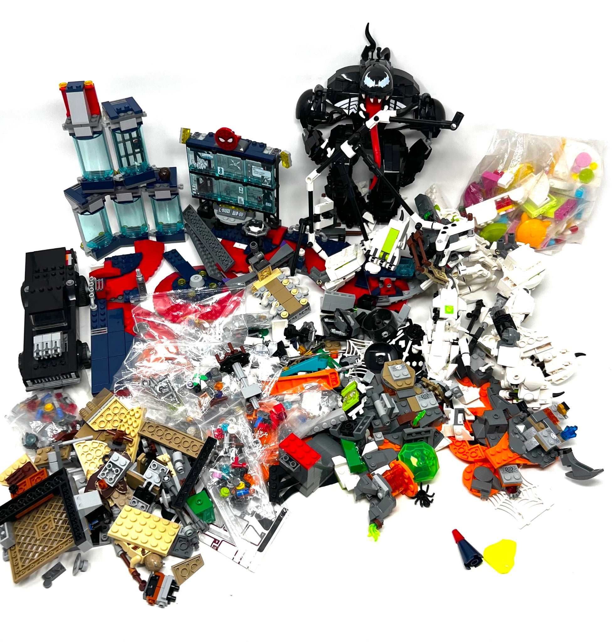 Legos Ghost Rider Car Ninjago Venom Mix Set Pieces