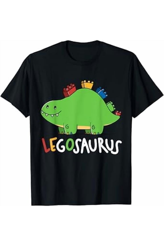 Legosaurus Legos Saurus Shirt BLACK Unisex S-5XL Hot Trending Shirt, Vintage Birthday Gift