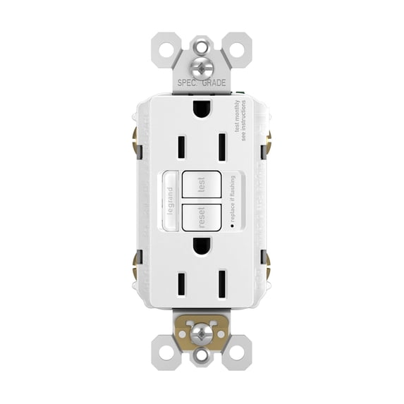 GFCI NITELIGHT COMBO WH