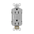 thumbnail image 1 of Legrand 1597TRGRY Radiant 15 Ampere Tamper Resistant Self-Test Gfci Electrical Outlet -, 1 of 7