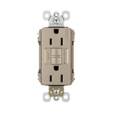 Pass & Seymour/Legrand - 1597TRNICC4 - PS Nickel Tmpr Rst 15A GFCI