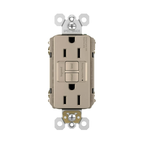 Legrand 1597Tr Radiant 15 Ampere Tamper-Resistant Self-Test Gfci Electrical Outlet -