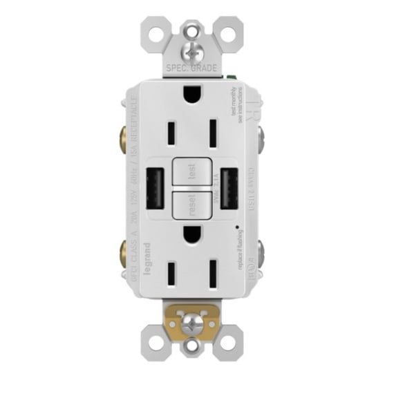 Legrand 1597Trwr Radiant Gfci Wall Outlet
