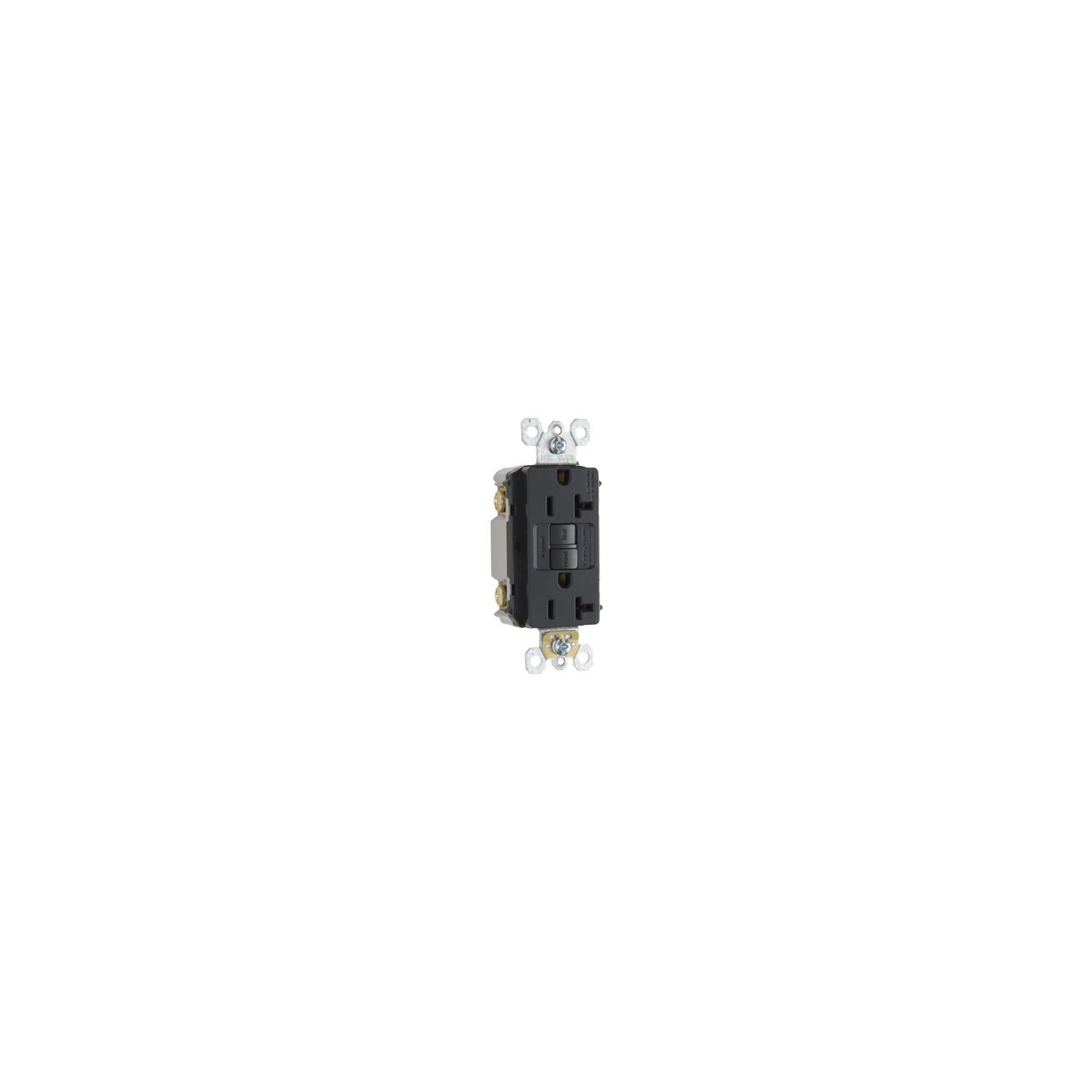Legrand 2097BKCCD12 Pass & Seymour GFCI Outlet, Feed Through, Self