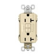 thumbnail image 1 of 2097TRI 20 amp gfci duplex receptacle self testing tamper resistance ivory qty 1/10, 1 of 6