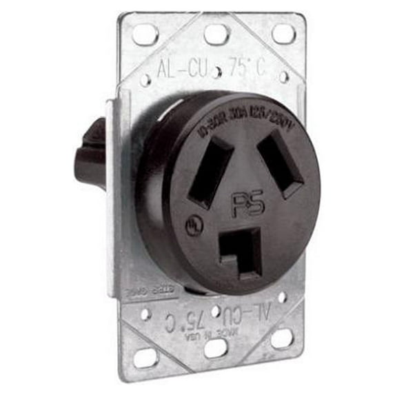 Legrand 3860CC6 Pass & Seymour 30 Amp Dryer Receptacle - Quantity 6