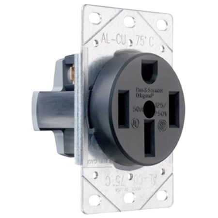 Pass and Seymour 3894 Straight Blade Power Range Receptacle 50A 125/250V